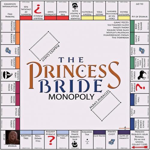  The Princess Bride Monopoly Board 