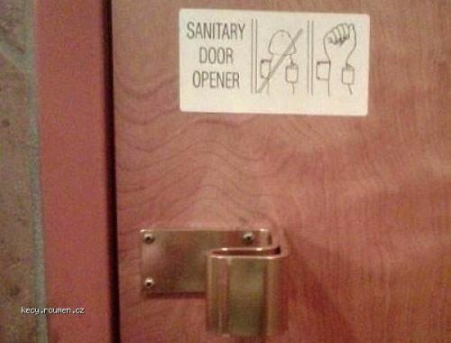 Sanitary door