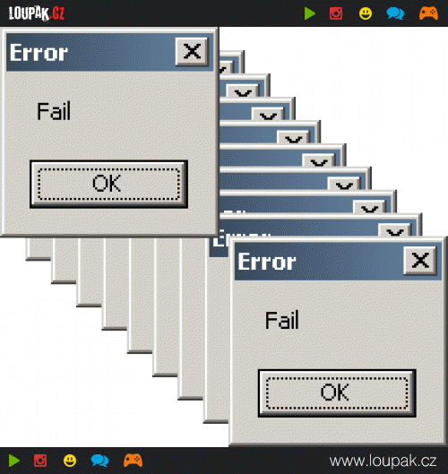  error fail 