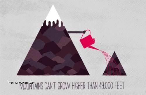  Mountains cant grow 