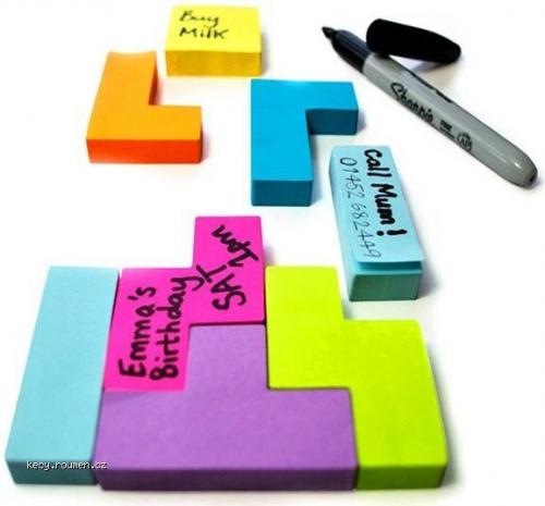  Tetris Sticky Notes 