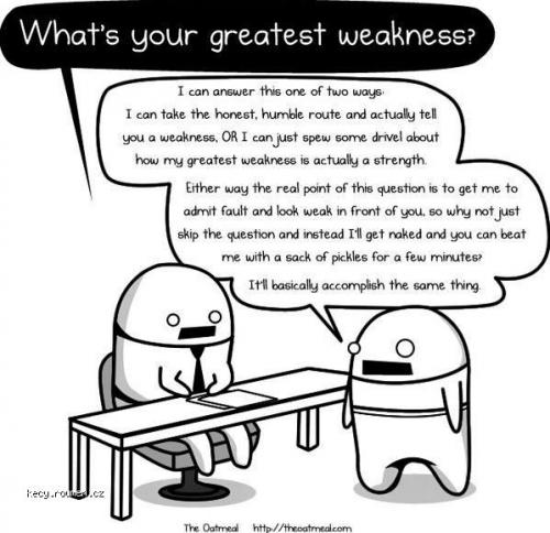 Your greatest weakness