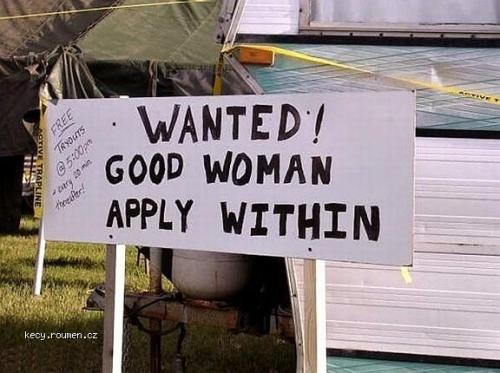 Woman Wanted