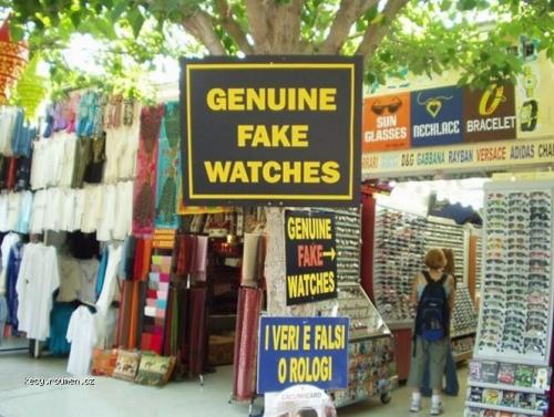Genuine fake watches