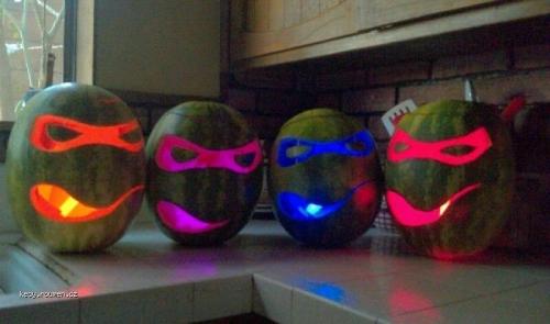  X Teenage Mutant Ninja Turtle Watermelon Lanterns 