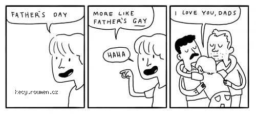 Fathers day cartoon