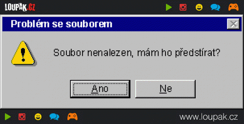  problem se souborem 