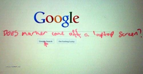  Google Search Written with Marker 