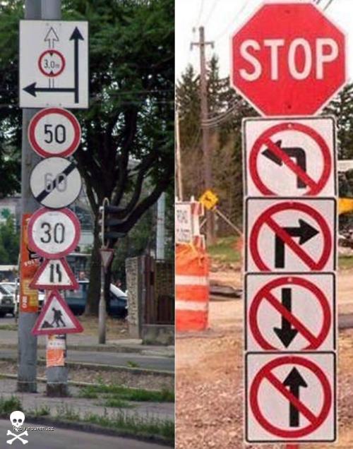  Road signs fail 