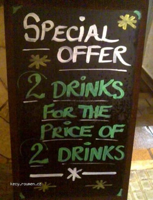  two drink special 