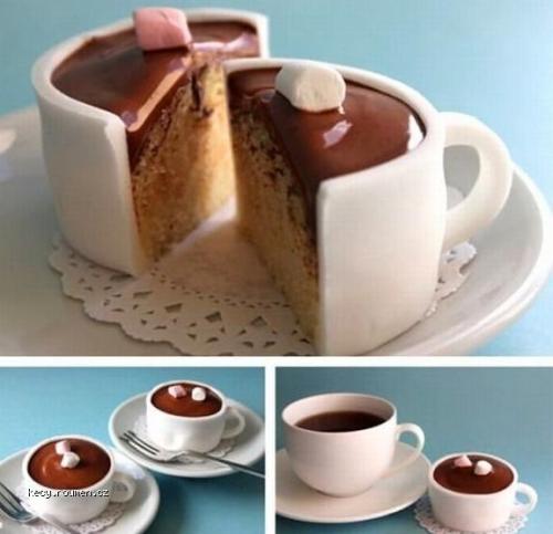  Cup cake coffee 