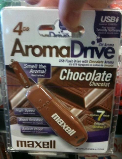  USB flash drive with chocolate aroma 