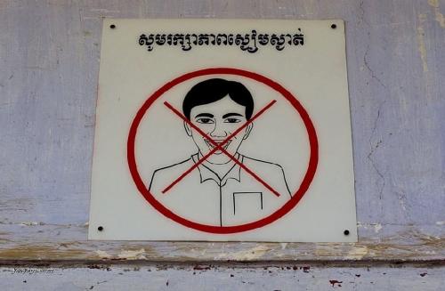 Cambodia No laughing