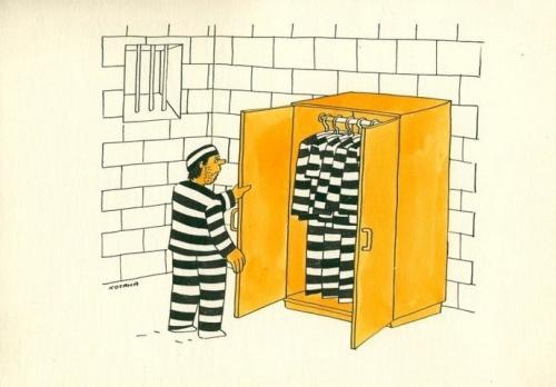 Vězeň a jeho oblečení na každý den