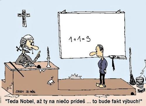 Když Nobel počítá příklad v matematice