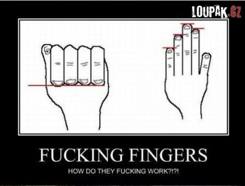 Když nechápeš své prsty