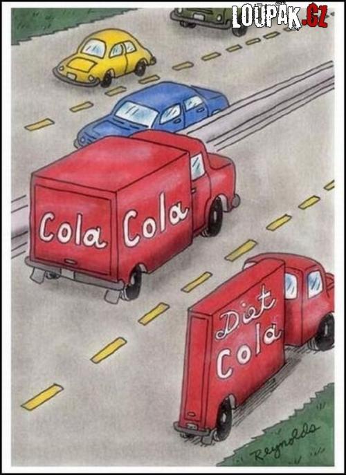 Coca cola vs. diet cola