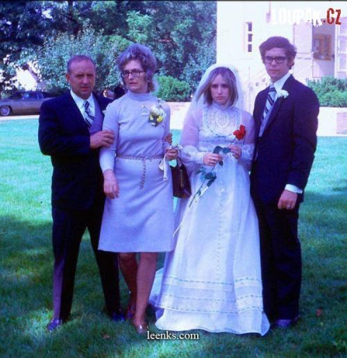 Rodinná svatební fotografie