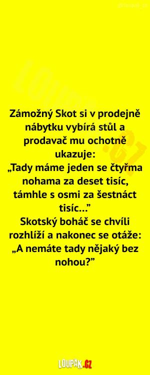 Nejlepší stůl v prodejně