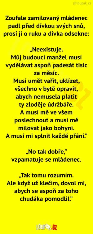 Dívka odmítla zamilovaného klučíka