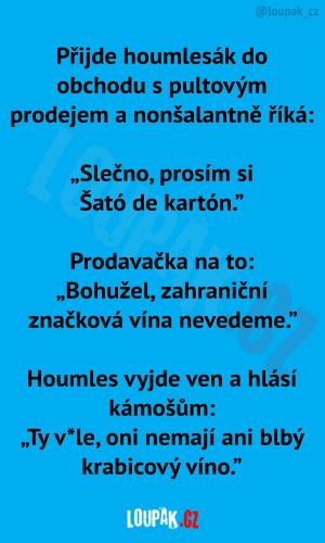 Jedno Šató de kartón, prosím