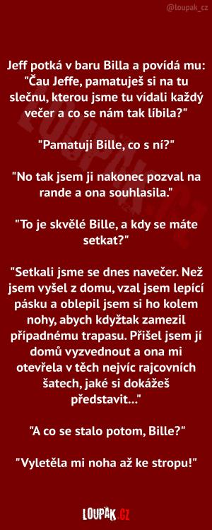 Billovo rande s nečekanou událostí