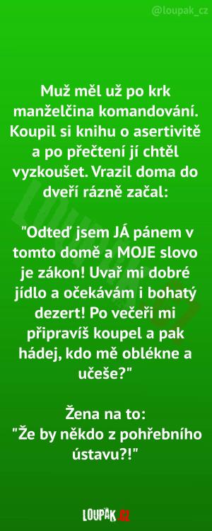 Jak chtěl vyřešit komandování