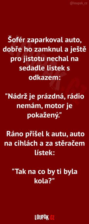 Myslel si, že to každého odradí