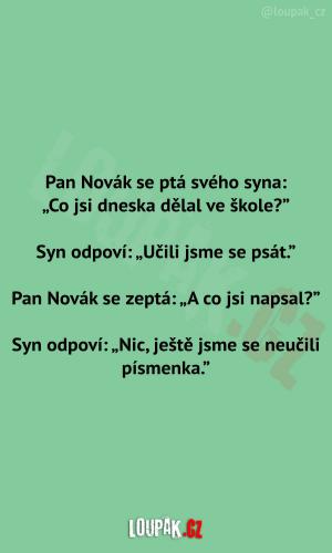 Pan Novák a jeho syn