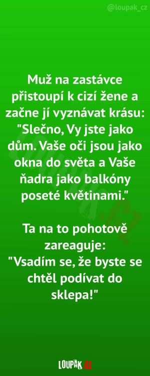 Muž vyznává krásu originálně