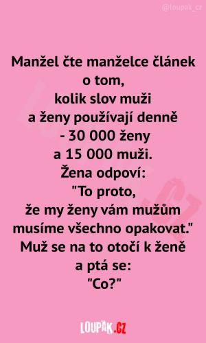 Myslím si, že tohle vydá za tisíc slov