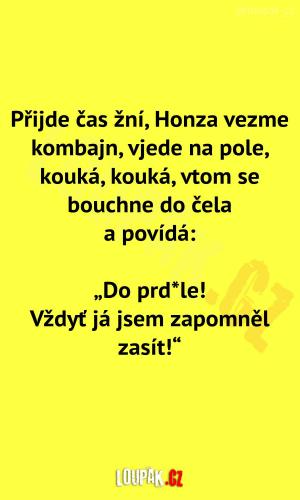 Problém v době žní...