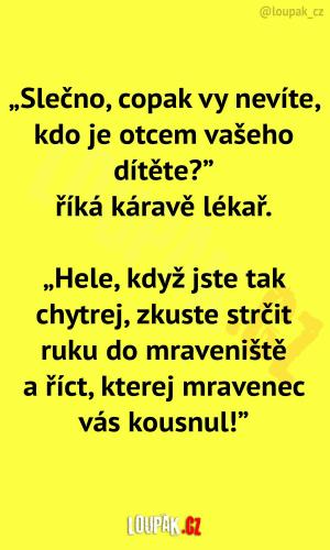 Neznámý otec dítěte...