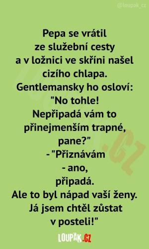 Pán nikdy neporuší své zásady