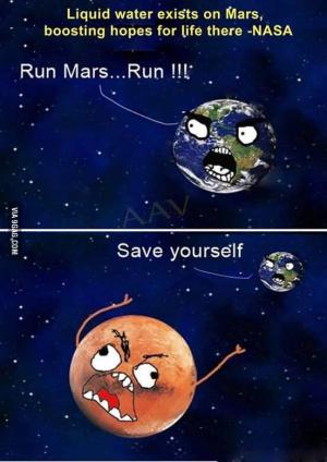 Run Mars, run!