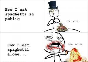 Špagety ...