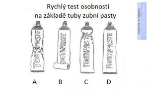Důvtipný test osobnosti na základě zubní pasty. Který typ jste vy?