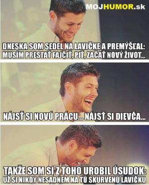 Špatná lavička :D