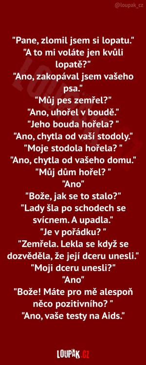 Samé dobré zprávy...