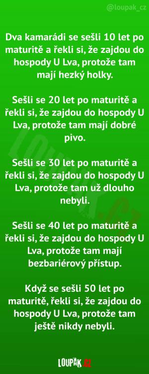 Srazy po 10n letech od maturity