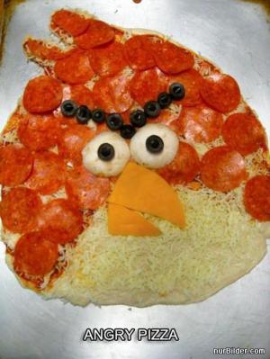 Angry pizza