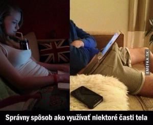 Jak využívat části svého těla