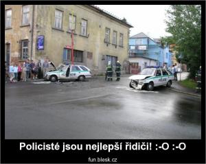 Policisté jsou nejlepší řidiči!