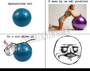Gymnastickej míč :DD