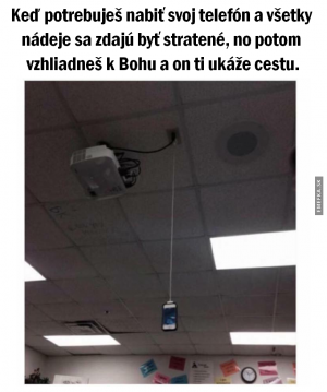 Nabití mobilu za každou cenu