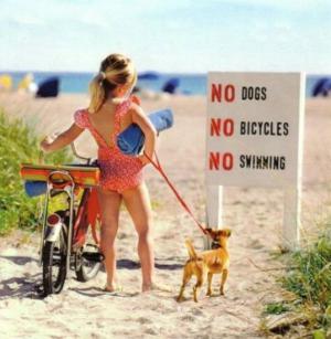 3 velké zákazy na pláži