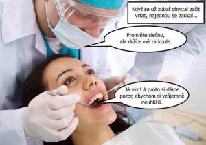Pacientka u zubaře