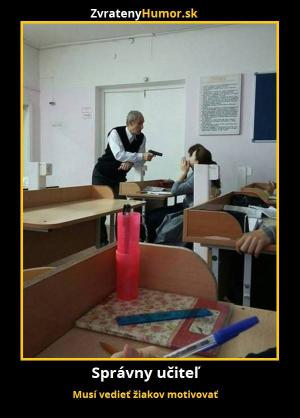 Správný učitel