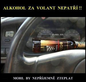 Alkohol za volant nepatří