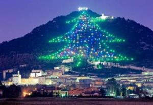 Megakopcovitý vánoční stromek